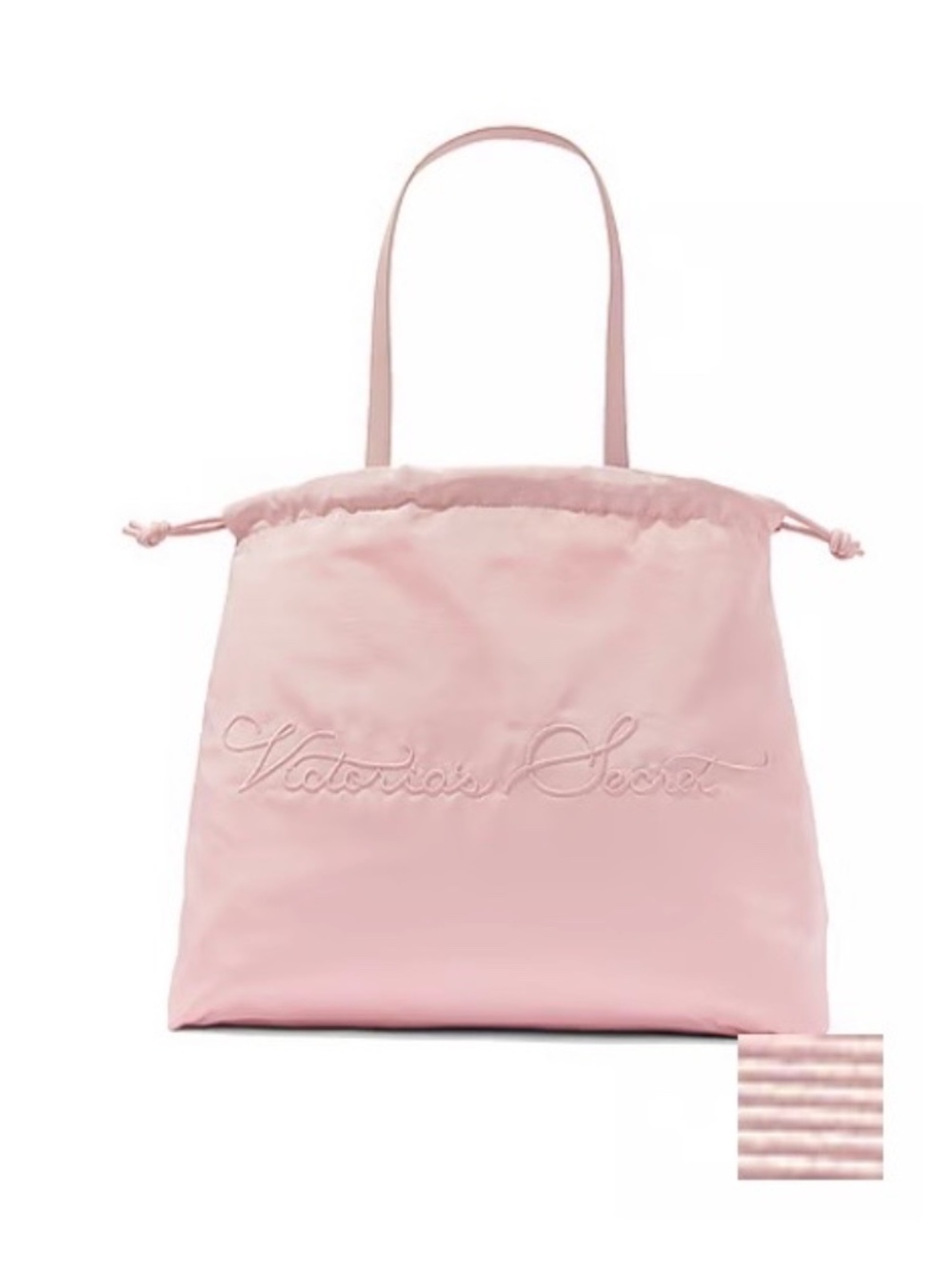 Victoria’s Secret Cinched Satin Tote Bag